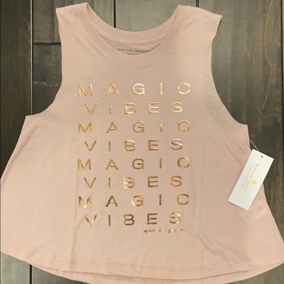 Spiritual Gangster Magic Vibes Tank- Size ExSmall - Picture 1 of 5